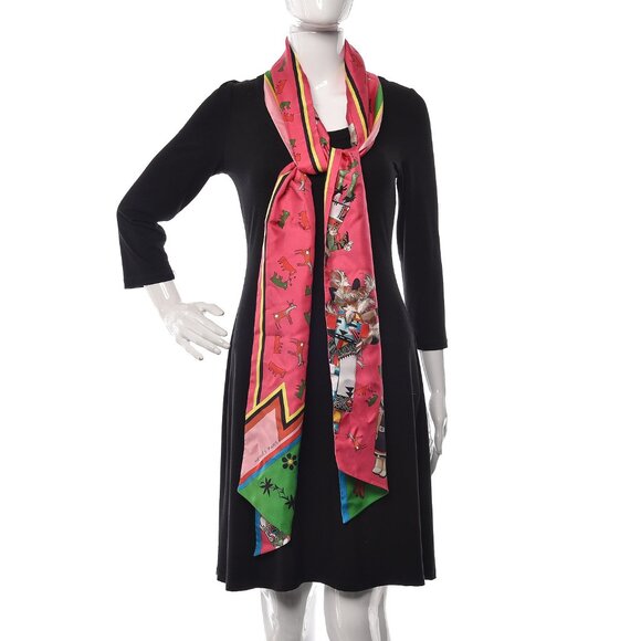 NWT❤️Hermes❤️Kachinas Maxi Silk Twilly - Picture 7 of 7